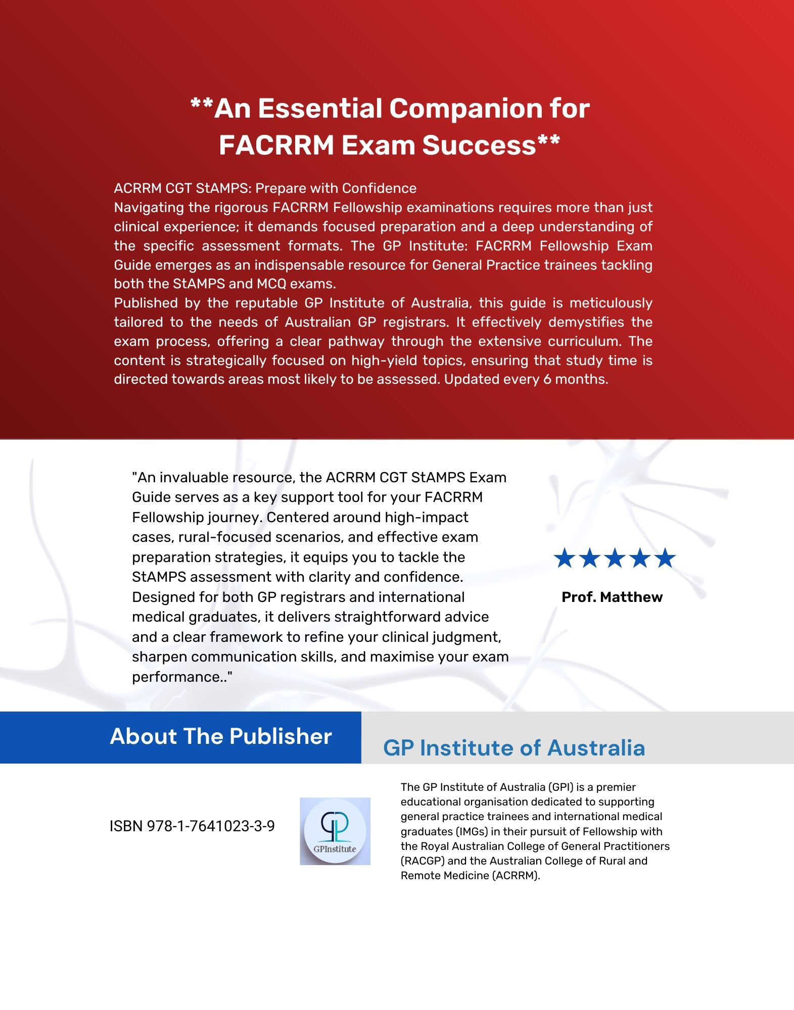 ACRRM Stamps preparation Textbook - Image 2