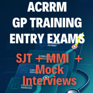 ACRRM AGPT SJT MMI Entry test course package